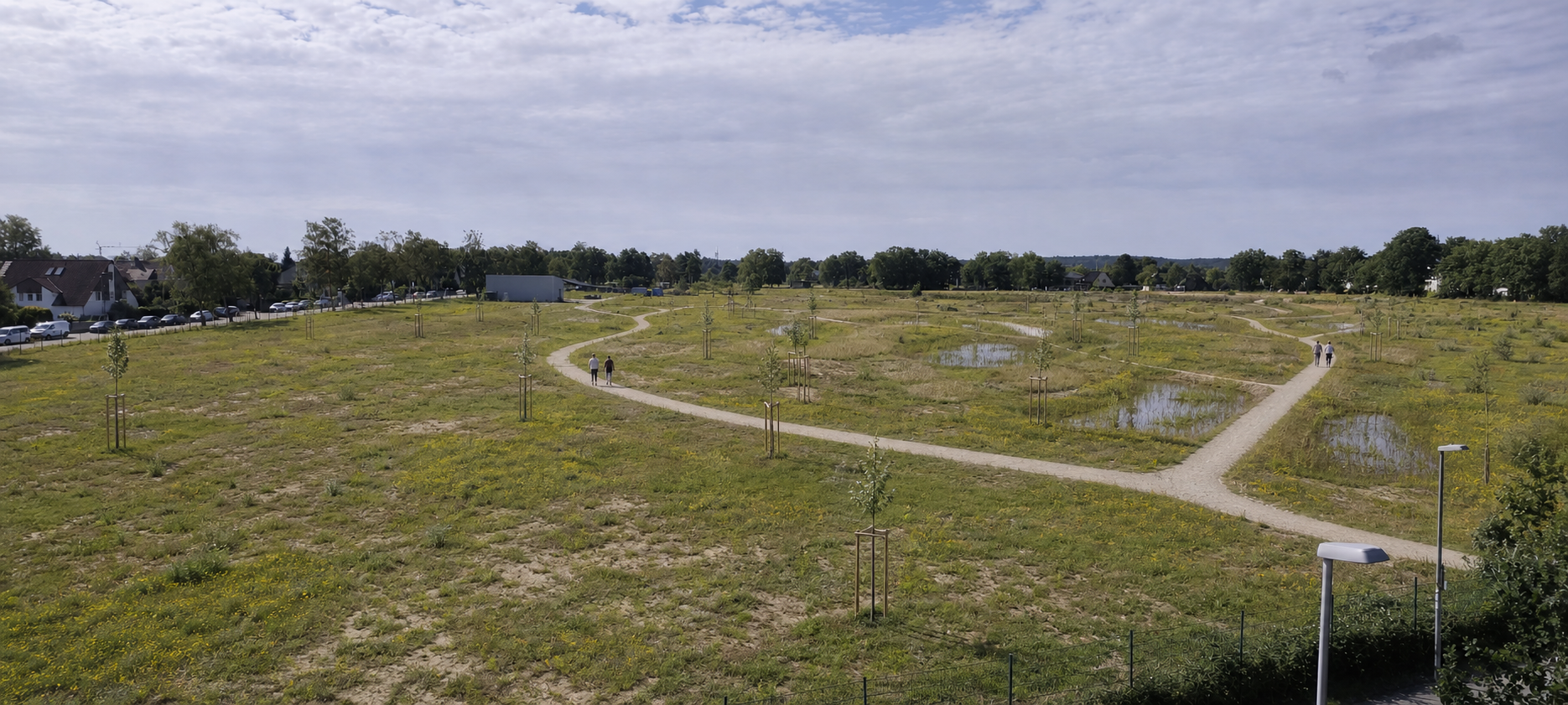 Fotomontage des jungen Rütgers-Parks im Jahr 2030